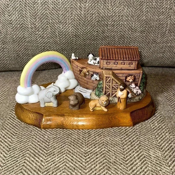 Noahs Ark Vintage Home Interior Collection Collectible HomeCo Wood Accent - Picture 3 of 14